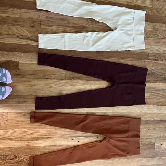 Amazon Ribbed Seamless Leggings x small, sold as multipack - Picture 3 of 4